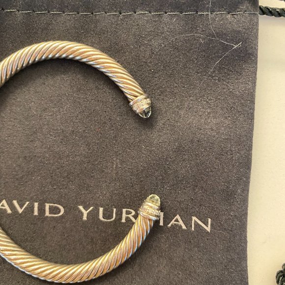 David Yurman - Classic Cable Bracelet 5mm with Gemstones and Diamonds - Picture 7 of 7